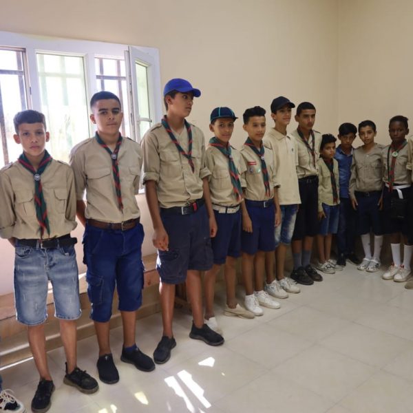 الشباب تتابع مقر فوج كشاف الجميل تمهيداً لافتتاحه بعد إعادة الحياة بهِ (12)