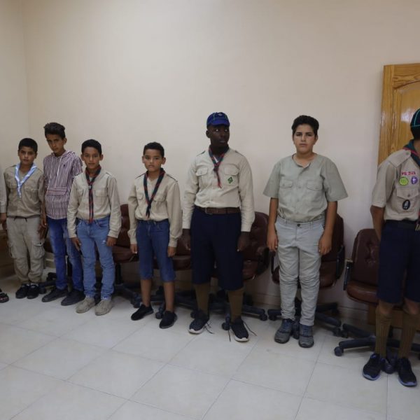 الشباب تتابع مقر فوج كشاف الجميل تمهيداً لافتتاحه بعد إعادة الحياة بهِ (6)