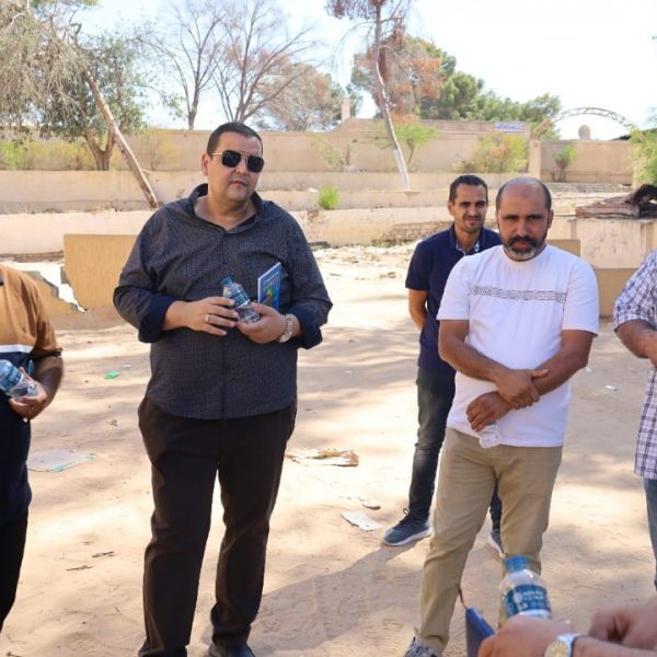 الشباب تقف على الأعمال المنجزة بمشروع عودة الحياة لبيت شباب الزاوية (4)