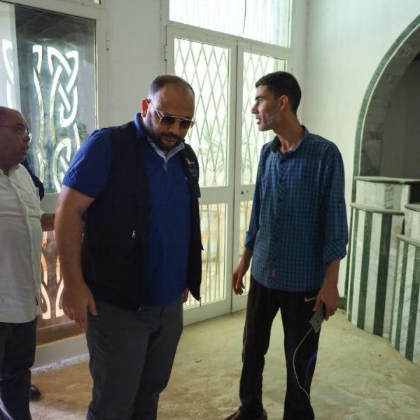 الشباب تقف على الأعمال المنجزة بمشروع عودة الحياة لبيت شباب الزاوية (5)