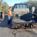 الجهود التطوعية فرع سوكنه تواصل حملتها لترميم وصيانة طريق مشروع فرجان الزراعي (5)