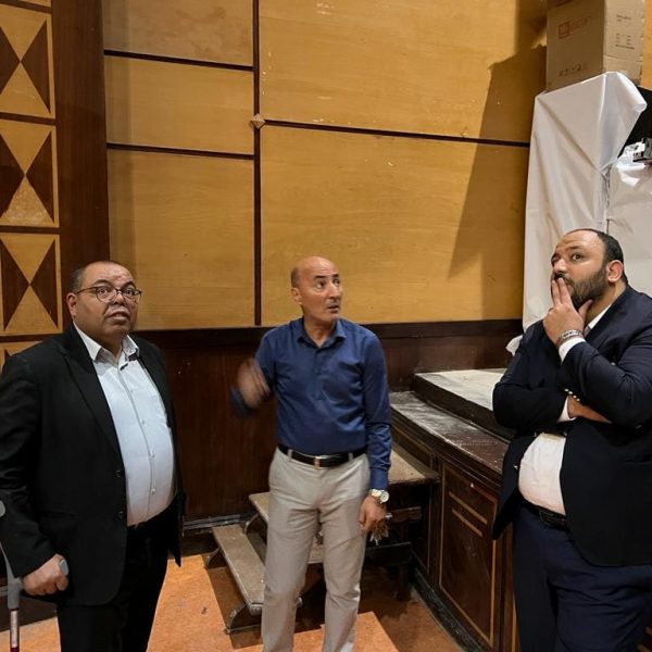 الزني في زيارة تفقدية للإطلاع علي اعمال اعادة التأهيل لمقر القيادة العامة للكشافة (4)