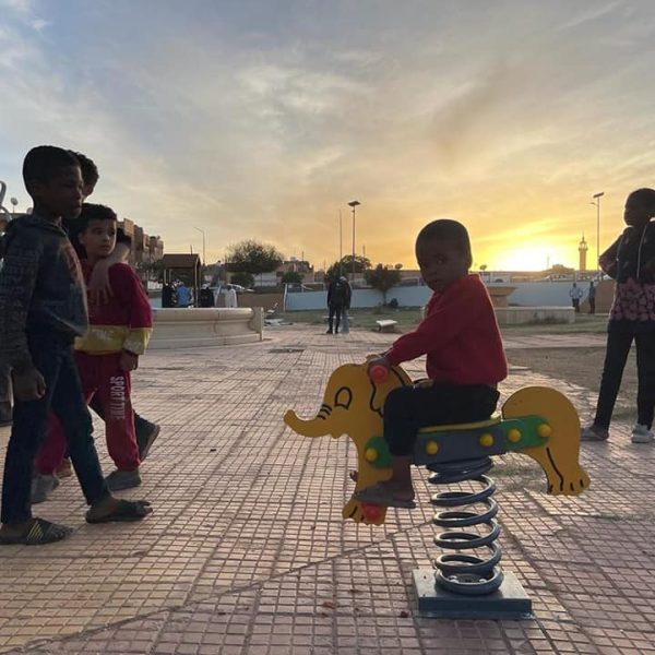 وكالة الجهود التطوعية للشباب تشرع في تركيب ألعاب ترفيهية لليافعين بالحديقة العامة سبها (9)