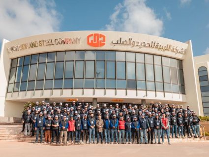 زيارة المشاركين بالمخيم الثالث للشركة الليبية للحديد والصلب وميناء مصراتة (5)